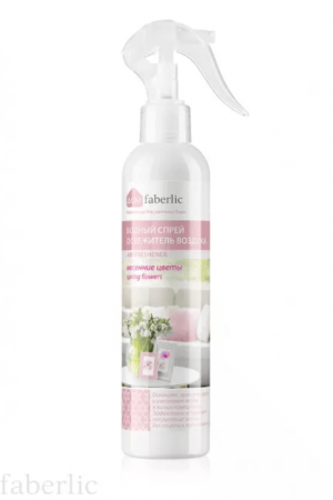 Natural Cleaning Products - Water-Based Air Freshener, Spring Flowers